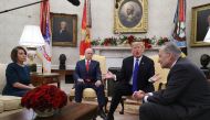 Democratic lawmakers and aides say congressional leaders including House Speaker Nancy Pelosi and Senate Minority Leader Chuck Schumer, both fierce Trump critics, were left in the dark about the deadly strike. Mark Wilson / Getty Images / AFP