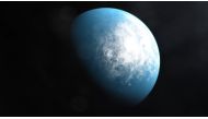 This handout image released on January 6, 2020 courtesy of NASA's Goddard Space Flight Center shows an artists' illustration of the planet TOI 700 d, the first Earth-size habitable-zone planet discovered by NASA's Transiting Exoplanet Survey Satellite (TE