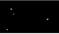 What is said to be missiles are seen in the night sky, after Iran fired missiles on at least two Iraqi air bases hosting U.S.-led coalition forces, in this still image taken from a video shot at an unknown location on January 8, 2020. Iran Press/Handout v