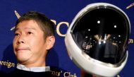 FILE PHOTO: Japanese billionaire Yusaku Maezawa, founder and chief executive of online fashion retailer Zozo at a news conference in Tokyo, Japan, October 9, 2018. REUTERS/Toru Hanai/File Photo