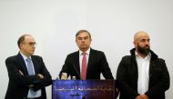 Former Nissan chairman Carlos Ghosn attends a news conference at the Lebanese Press Syndicate in Beirut, Lebanon January 8, 2020. REUTERS/Mohamed Azakir