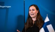 Finnish Prime Minister Sanna Marin attends a joint press conference with the Swedish Prime Minister following a meeting at the retreat residence of the Swedish Prime Minister in Harpsund 120km west of Stockholm on January 8, 2020. (AFP / Jonathan NACKSTRA