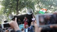 India's left-wing youth leader Kanhaiya Kumar addresses people during a protest against the attacks on the students of Jawaharlal Nehru University (JNU), in New Delhi, India, January 9, 2020.  Reuters/Anushree Fadnavis 