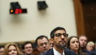 Google CEO Sundar Pichai testifies before the House Judiciary Committee at the Rayburn House Office Building on December 11, 2018 in Washington. Alex Wong / Getty Images / AFP