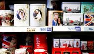 Merchandise depicting Britain's Prince Harry and Meghan, Duchess of Sussex, are seen on display in a souvenir shop near Buckingham Palace in London, Britain, January 19, 2020. Reuters / Henry Nicholls
 