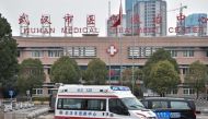 A general view of the Wuhan Medical Treatment Center is seen during a virus outbreak in Wuhan in China's central Hubei province on January 24, 2020.