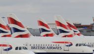 (FILES) In this file photo taken on March 28, 2010, British Airways planes are grounded at Heathrow Airport, on the second day of a four-day strike. British Airways on January 29, 2020 said it had suspended all its flights to and from China owing to the d
