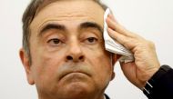  FILE PHOTO: Former Nissan chairman Carlos Ghosn gestures during a news conference at the Lebanese Press Syndicate in Beirut, Lebanon January 8, 2020. REUTERS/Mohamed Azakir/File Photo 