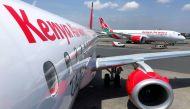 Kenya Airways planes are seen parked at the Jomo Kenyatta International Airport near Nairobi, Kenya November 6, 2019. REUTERS/Thomas Mukoya/File Photo