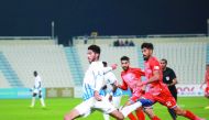 An action during the QNB Stars League Round 14 match between Al Wakrah and Al Shahania at Al Wakrah Stadium, yesterday.