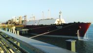 Q-Flex LNG vessel, Murwab, at Mundra Terminal.