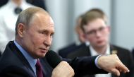 Russian President Vladimir Putin meets with public members in Cherepovets, Russia February 4, 2020. Sputnik/Mikhail Klimentyev/Kremlin 