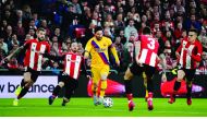 FC Barcelona's Lionel Messi in action against Athletic Bilbao team, Copa del Rey, San Mames, Bilbao, Spain, February 6, 2019. Reuters/Vincent West