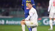 Juventus' Cristiano Ronaldo reacts REUTERS/Alberto Lingria