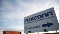 A sign announces the manufacturing complex of Foxconn PCE Technology, in Ciudad Juarez, Mexico February 6, 2020. Picture taken February 6, 2020. Reuters/Jose Luis Gonzalez
