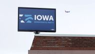 An exterior view of the Iowa Democratic Party headquarters is seen February 4, 2020 in Des Moines, Iowa. Alex Wong / Getty Images / AFP