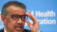 Director-General of the WHO Tedros Adhanom Ghebreyesus, attends a news conference on the novel coronavirus (2019-nCoV) in Geneva, Switzerland February 11, 2020. Reuters/Denis Balibouse