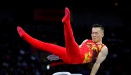 Artistic Gymnastics - 2019 World Artistic Gymnastics Championships - October 9, 2019 China's Xiao Ruoteng in action REUTERS/Wolfgang Rattay/
