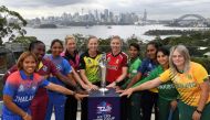 The captains of the competing teams in the Twenty20 women's World Cup in Australia, / AFP / Saeed KHAN /