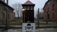 A sign reading ‘Stop German and Polish’ is seen at the former Nazi German concentration and extermination camp, Auschwitz. Reuters file photo /  Kacper Pempel