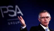 Carlos Tavares, PSA Group CEO-Managing Board Chairman, attends a news conference to announce  2018 results at headquarters in Rueil-Malmaison near Paris, February 26, 2019. Reuters / Christian Hartmann