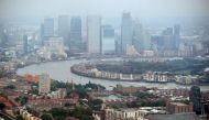 File photo of London’s Canary Wharf 