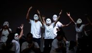 Relatives of victims killed in the Philippines' drug war act a scene during their theatre performance on their journey of loss and healing in a Catholic school in Makati City, Philippines, March 4, 2020. Reuters /Eloisa Lopez