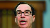 US Treasury Secretary Steven Mnuchin speaks at a State, Foreign Operations and Related Programs Subcommittee hearing on 