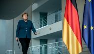 German Chancellor Angela Merkel. Michel Kappeler
