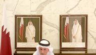 H E Ali Shareef Al Emadi, Minister of Finance, participating in the meeting, online.