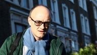 FILE PHOTO: Dominic Cummings, special adviser for Britain's Prime Minister Boris Johnson, leaves his home, as the spread of the coronavirus disease (COVID-19) continues, in London, Britain, March 23, 2020. REUTERS/Hannah McKay/File Photo