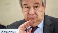 UN Secretary-General Antonio Guterres. AFP / Fabrice COFFRINI
