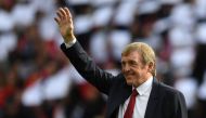 In this file photo Former Liverpool player and manager Kenny Dalglish takes the applause of the supporters a day after having the new grandstand named after him, on the pitch ahead of the English Premier League football match between Liverpool and Manche