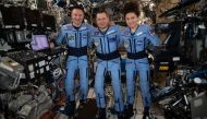3 space travellers return to a different Earth hit by COVID-19.