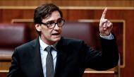 Spanish Health Minister Salvador Illa  .AFP / POOL / EFE / Sebasti?n Mariscal
