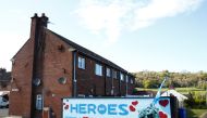 A mural is seen in support of the NHS in Glynn village, as the spread of the coronavirus disease (COVID-19) continues, Glynn, Northern Ireland, April 27, 2019 REUTERS/Jason Cairnduff
