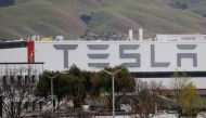 FILE PHOTO: A view of Tesla Inc's U.S. vehicle factory in Fremont, California, U.S., March 18, 2020. REUTERS/Shannon Stapleton