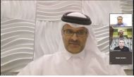 Qatar International Center for Conciliation and Arbitration (QICCA) Board Member, Sheikh Dr. Thani bin Ali Al Thani, speaking during the webinar on “Digital Transformation in the light of COVID-19 Pandemic: Challenges and Solutions” organised by QICCA, re