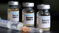 FILE PHOTO: Small bottles labbeled with a 