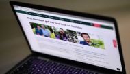The website of the Virtual RHA Chelsea Flower Show is seen displayed on a laptop computer, in Brenchley, south east England on May 18, 2020, after the pandemic forced the cancellation of the show, the gardening showpiece event has been taken on-line. AFP 
