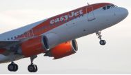 FILE PHOTO: An Easyjet plane takes off from Manchester Airport in Manchester, Britain January 20, 2020. REUTERS/Phil Noble/File Photo
