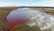 The spill of over 20,000 tonnes of diesel fuel took place on May 29, 2020./ AFP / Marine Rescue Service / Handout /