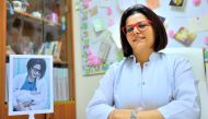Faten Jabnouni, a registered midwife, and Breastfeeding Counselor at Al-Ahli Hospital.