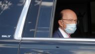 Commerce Secretary Wilbur Ross is seen prior to U.S. President Donald Trump's tour of Fincantieri Marinette Marine in Marinette, Wisconsin, U.S., June 25, 2020. REUTERS/Carlos Barria