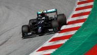 Mercedes' Valtteri Bottas in action during qualifying, as F1 resumes following the outbreak of COVID-19. (Reuters/Leonhard Foeger/Pool)
 