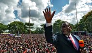 Opposition Malawi Congress Party leader Lazarus Chakwera addresses supporters after a court annulled the May 2019 presidential vote that declared Peter Mutharika a winner, in Lilongwe, Malawi, February 4, 2020. REUTERS/Eldson Chagara/File Photo