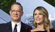 Tom Hanks and Rita Wilson. REUTERS/Monica Almeida/File Photo