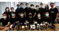 :Young Hong Kong democrats from the so-called 