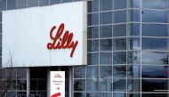 FILE PHOTO: The logo of Lilly is seen on a wall of the Lilly France company unit, part of the Eli Lilly and Co drugmaker group, in Fegersheim near Strasbourg, France, February 1, 2018. REUTERS/Vincent Kessler/File Photo