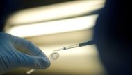 FILE PHOTO: A scientist prepares samples during the research and development of a vaccine against the coronavirus disease (COVID-19) at a laboratory of BIOCAD biotechnology company in Saint Petersburg, Russia June 11, 2020. REUTERS/Anton Vaganov/File Phot
